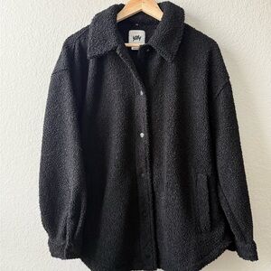 YITTY‎ Black Teddy Shacket